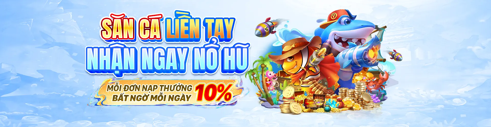 Hình ảnh hero banner game bắn cá tại 118v